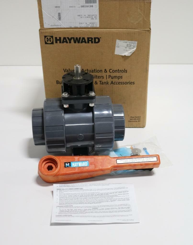Hayward TB1300SEG 3" Pvc TB VLV SOC EPDM LATCHING Handle