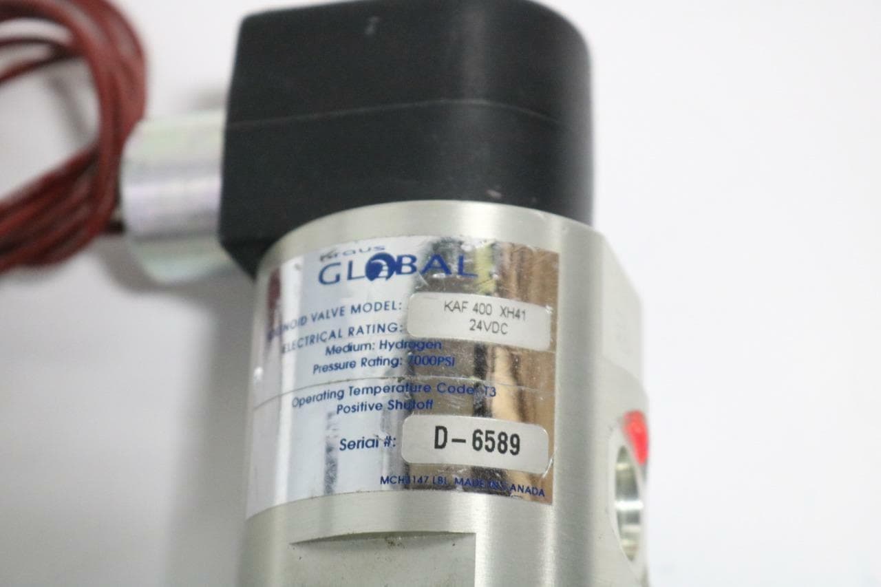 Kraus Global KAF400 XH41 Compressed Natural Gas Solenoid Valve