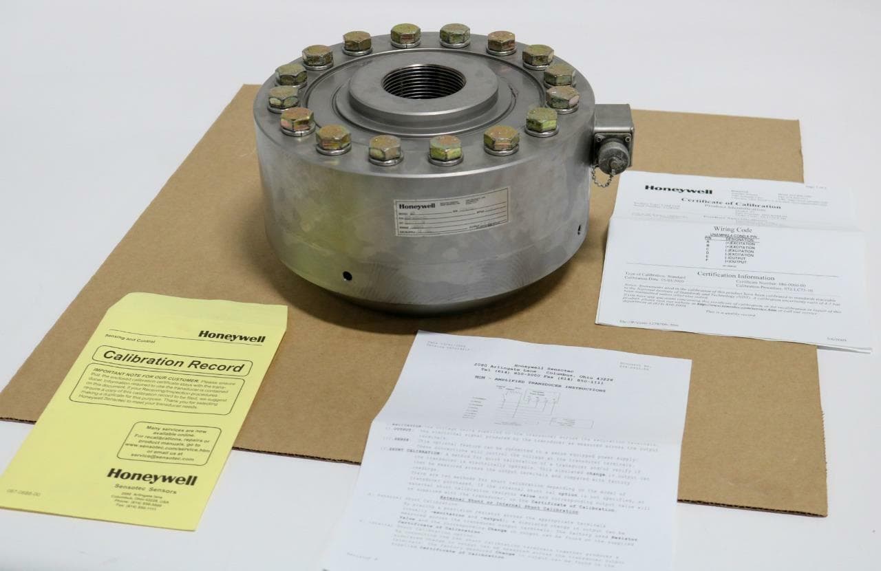 Honeywell Sensotec Series 47, 060-K084-01 100,000 lb. Pancake Loadcell