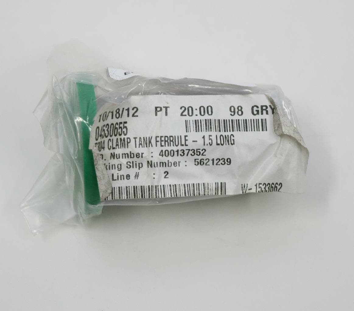 VNE Corporation EG14W1.5 T304 Stainless Steel Clamp Tank Ferrule