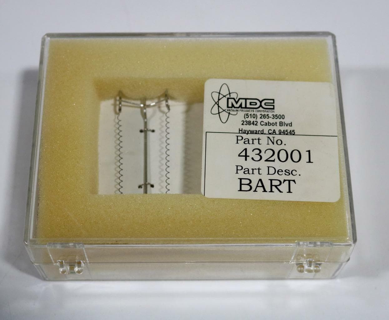 MDC Vacuum 432001 Set of 2 Twin Tungsten Filament