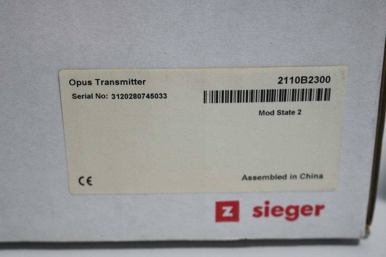 Zellweger 2110B2300 Opus Transmitter