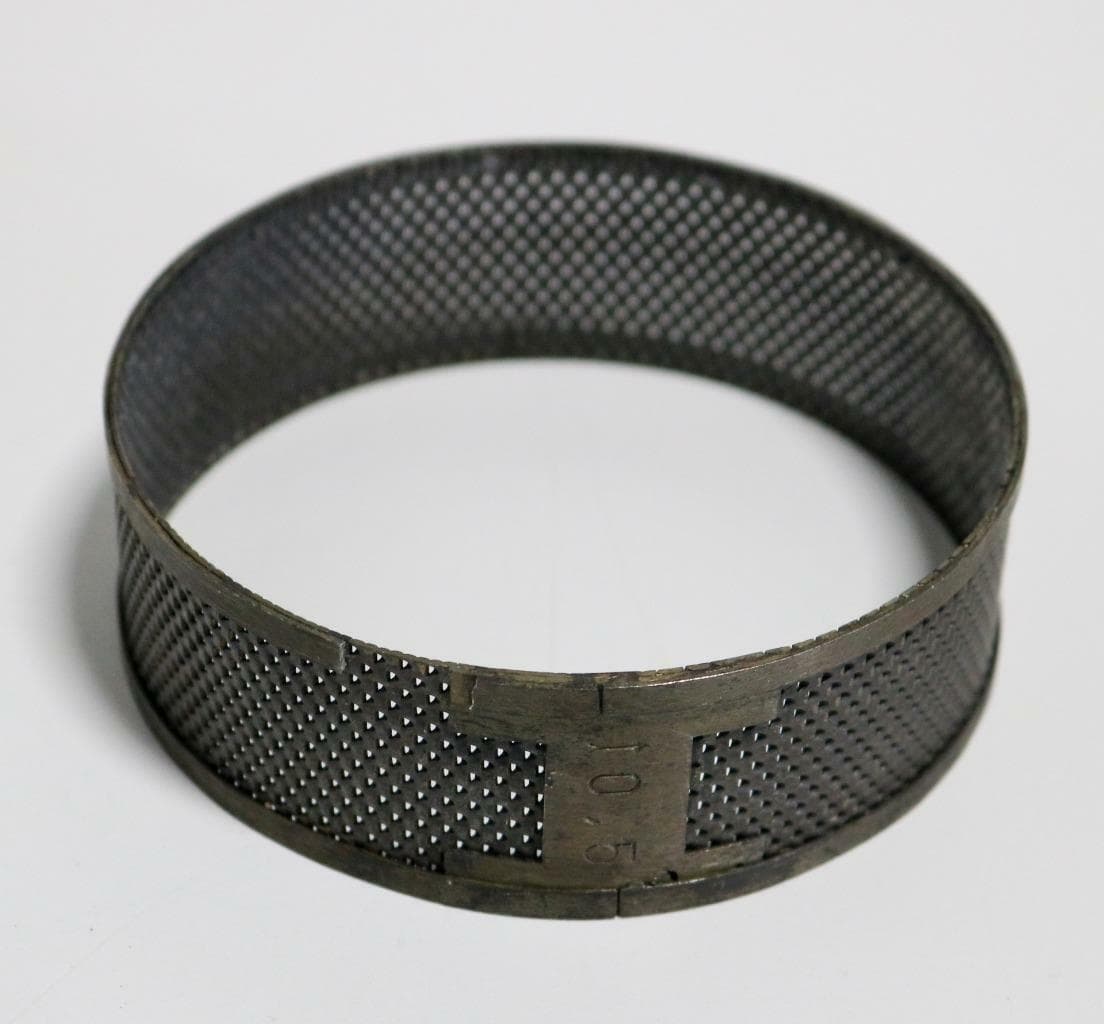 Retsch 0.5mm Stainless Steel Reinforced Ring Sieve 4" Diameter x 1"