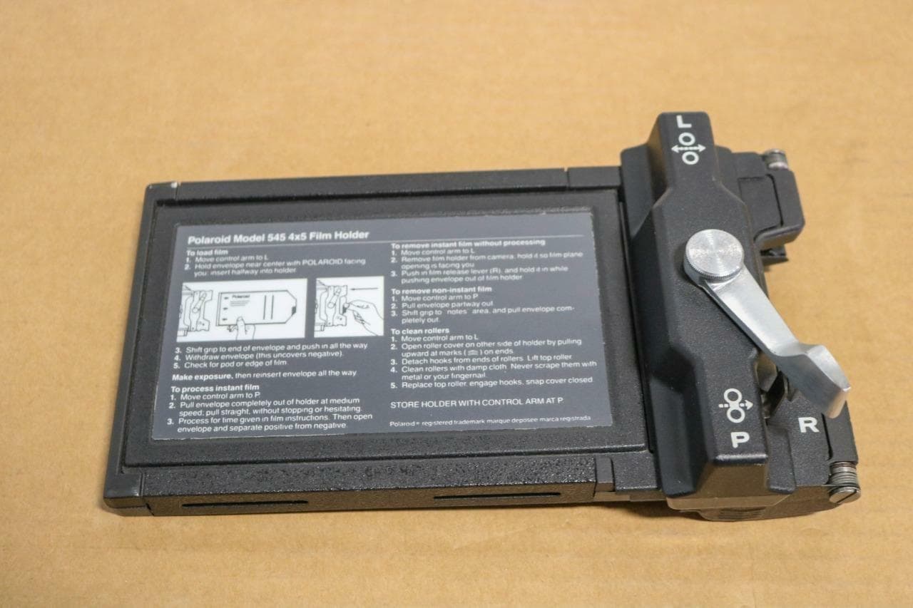 Polaroid 545 4x5 Film Holder