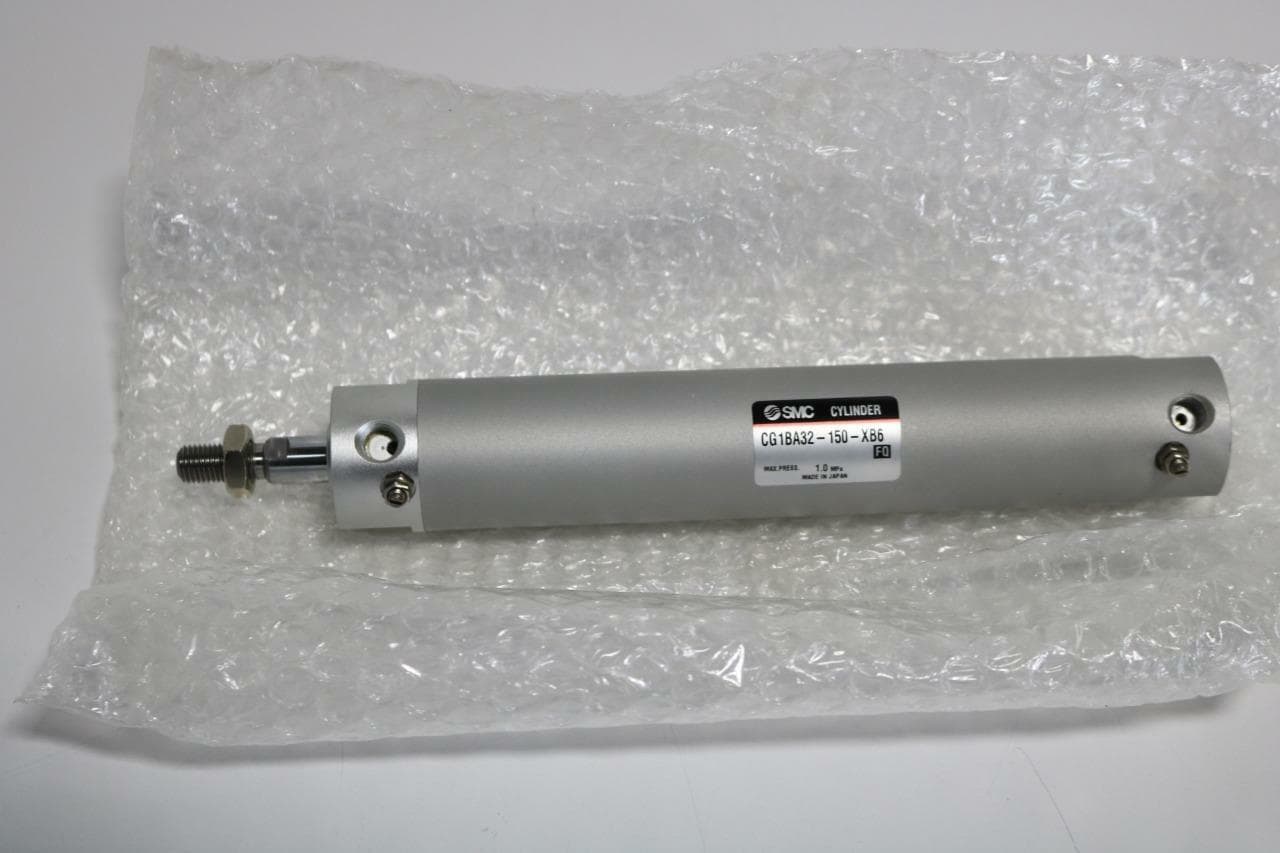 SMC CG1BA32-150-XB6 Round Body Cylinder, Double Acting, High Temperature