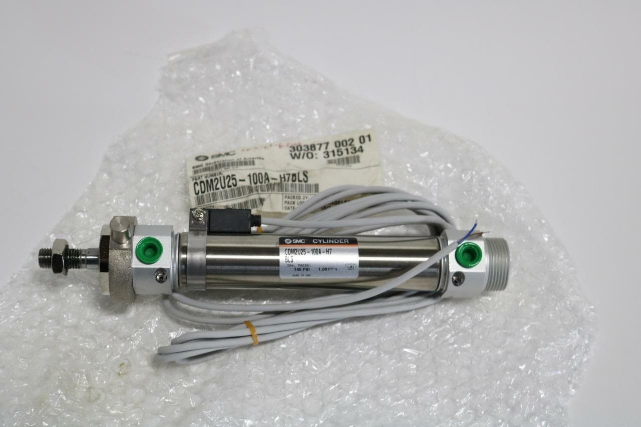 SMC CDM2U25-100A-H7BLS Round Body Cylinder, Air-Cushion