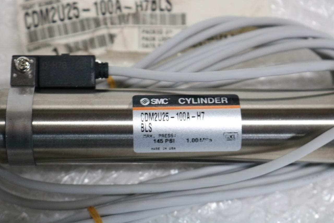 SMC CDM2U25-100A-H7BLS Round Body Cylinder, Air-Cushion