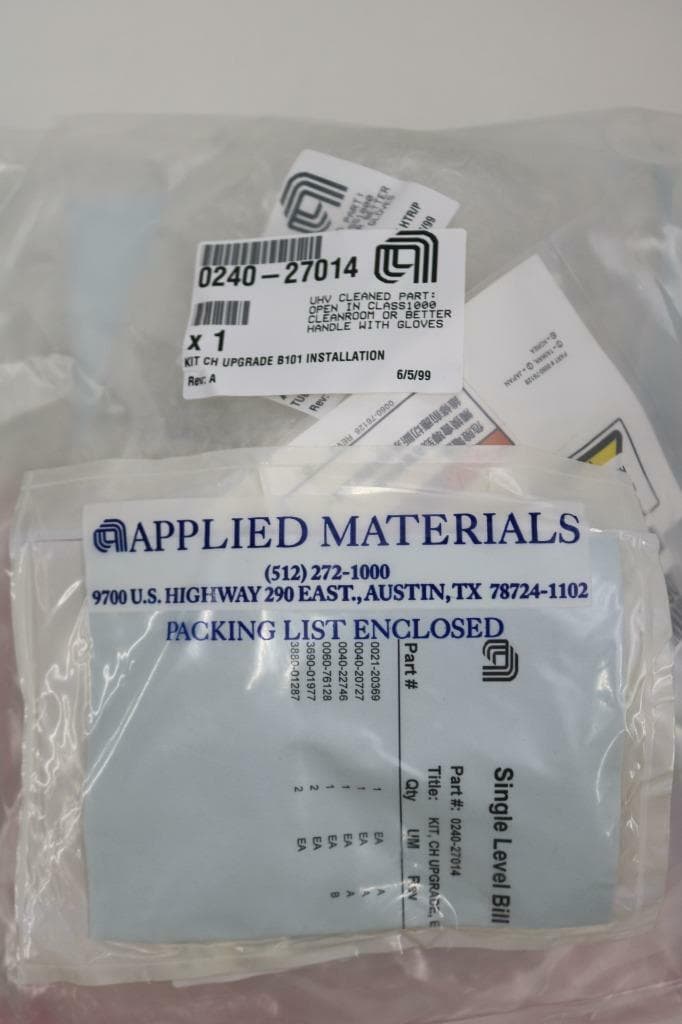 AMAT Applied Materials 0240-27014 Kit CH Upgrade B101 Installation