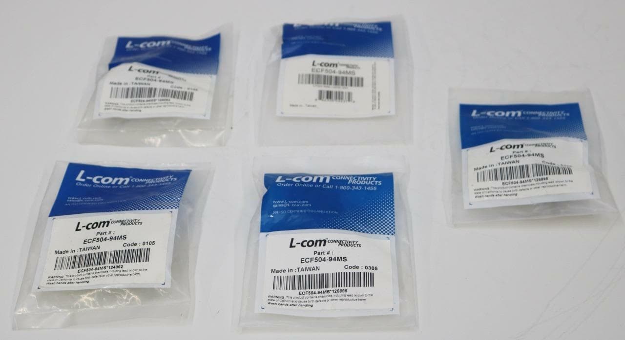 L COM ECF504-94MS IEEE-1394 Firewire Shielded Couplers, Type 1
