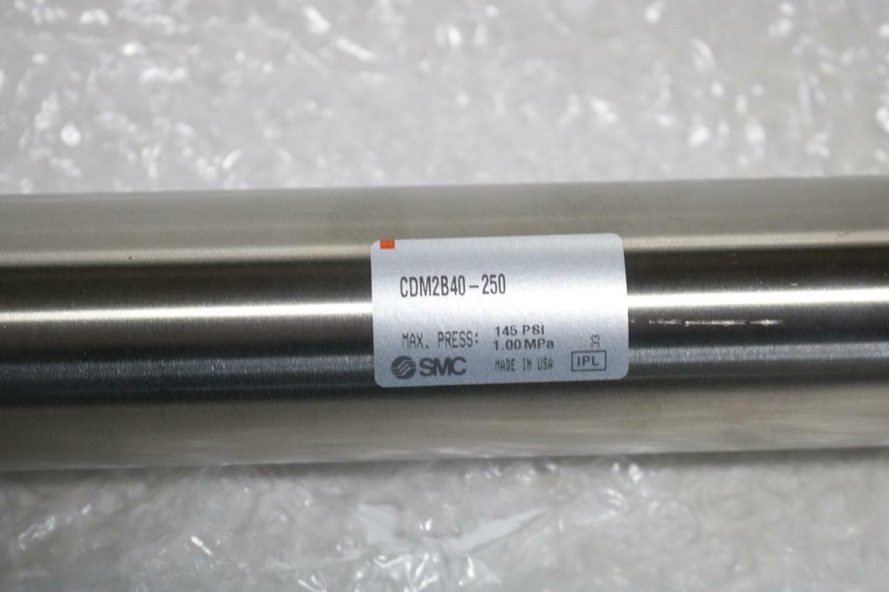 SMC CDM2B40-250 Round Body Cylinder, Double Acting