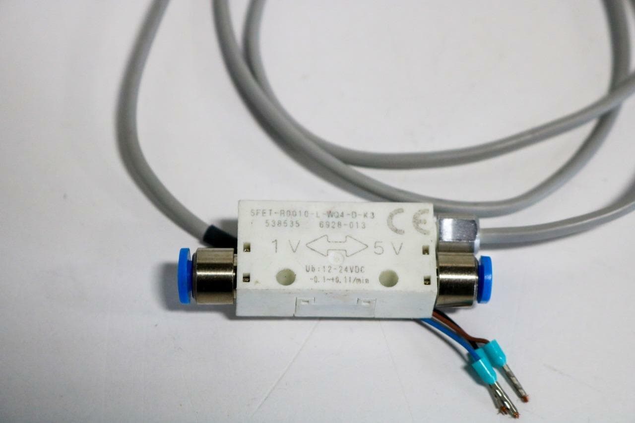 Festo SFET-R0010-L-WQ4-D-K3 Bi-Directional Flow Sensor
