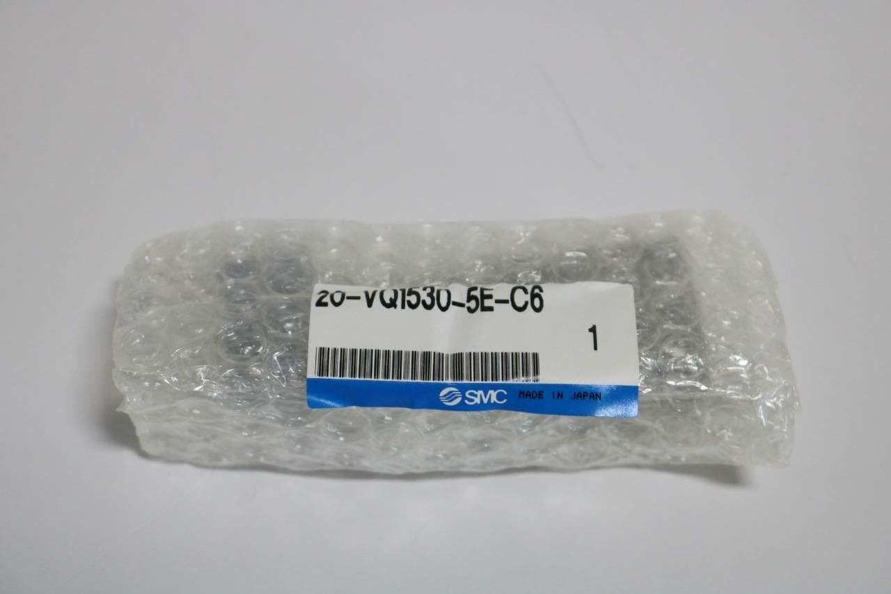 SMC 20-VQ1530-5E-C6 Valve, Double, Flip, Plug-In (DC)