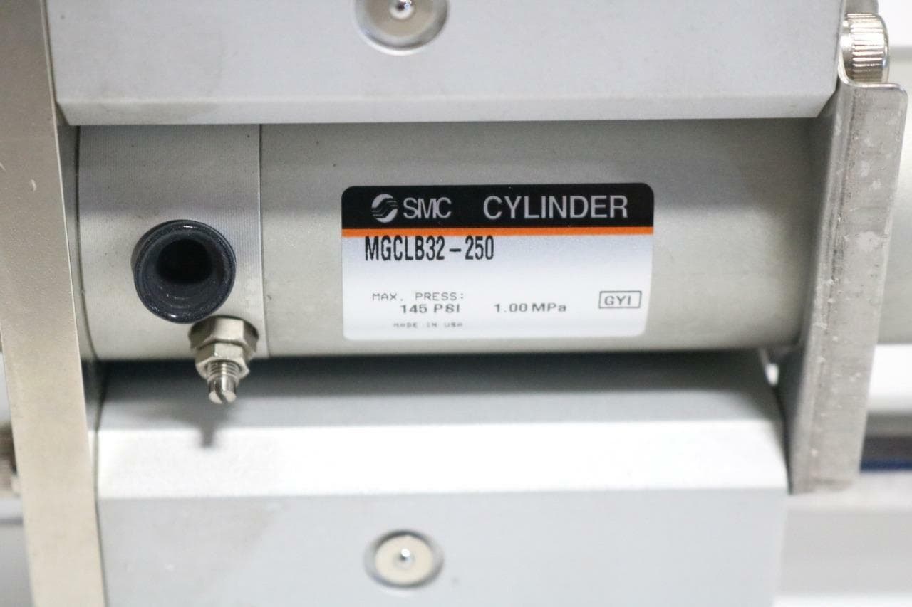 SMC MGCLB32-250 Guide Bearing DBl Acting Air Cylinder, 32mm Bore, 250mm Stroke