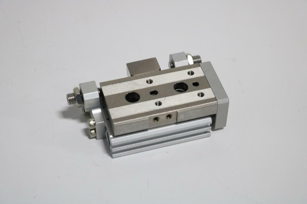 SMC MXQ12LC Guided Cylinder Slide Table Adjustable Stroke