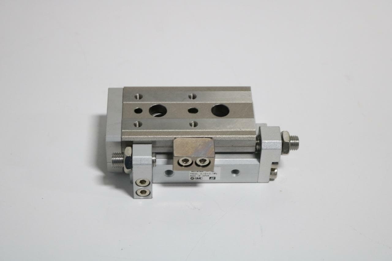 SMC MXQ12LC Guided Cylinder Slide Table Adjustable Stroke