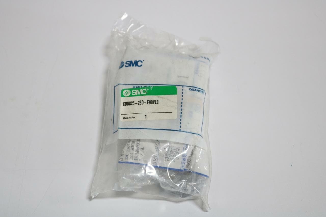 SMC CDUK25-F9BVLS CDUK25-25D-F9BVLS DBL Acting, Non-Rotating, Air Cylinder