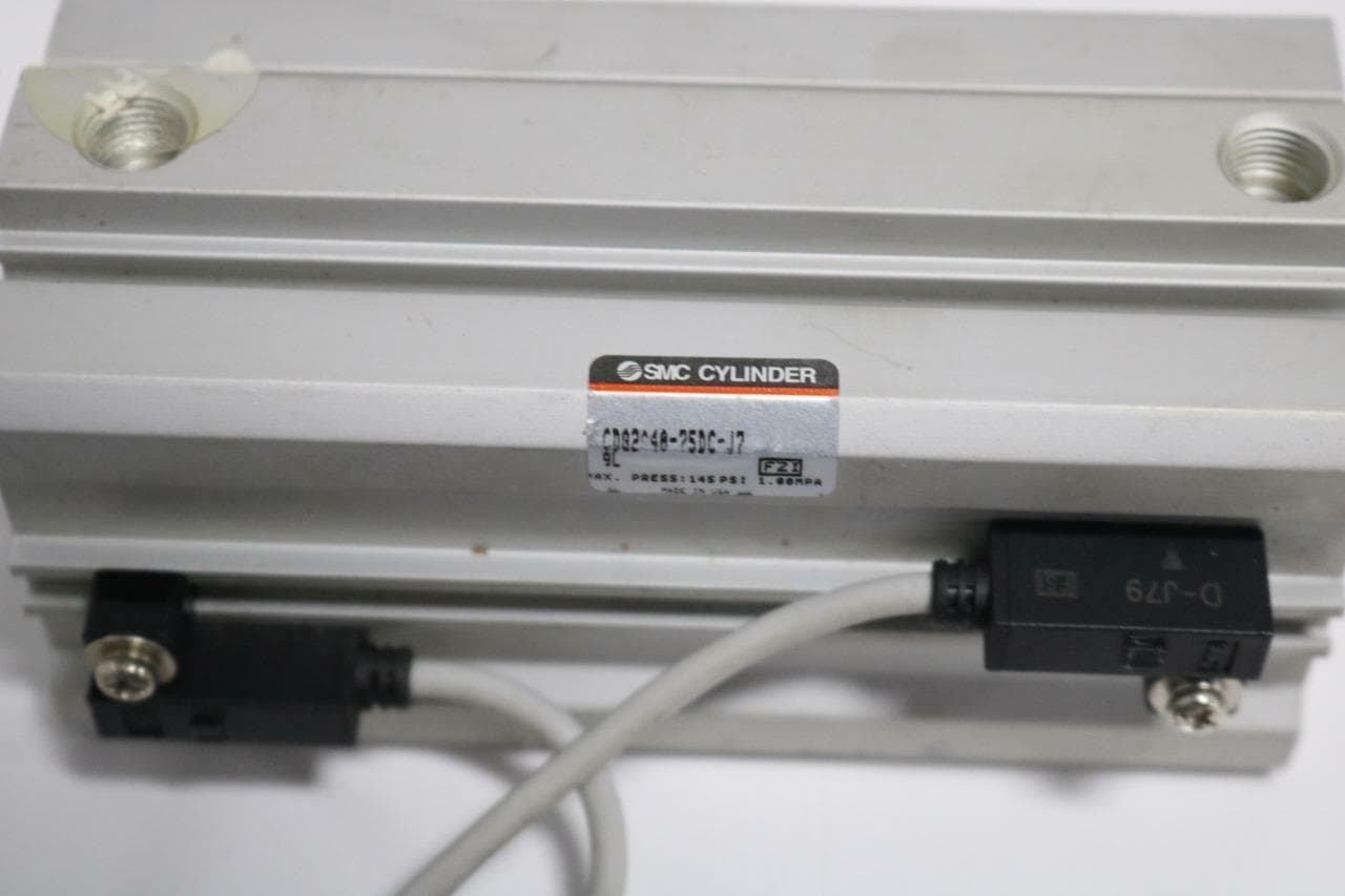 SMC CDQ2A40-75DC-J79L DBL Acting Air Cylinder, 40mm Bore, 75mm Stroke