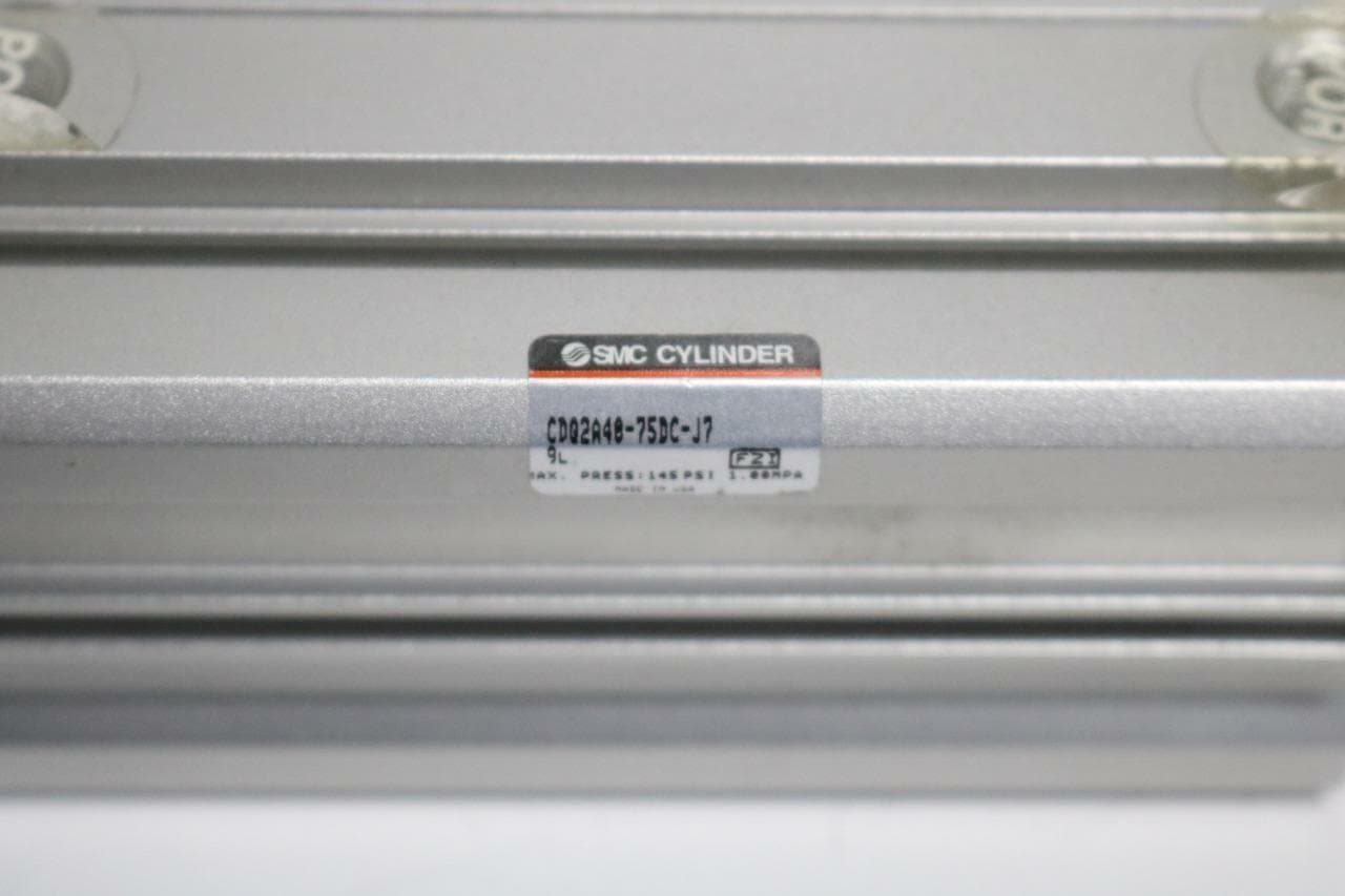 SMC CDQ2A40-75DC DBL Acting Air Cylinder, 40mm Bore, 75mm Stroke