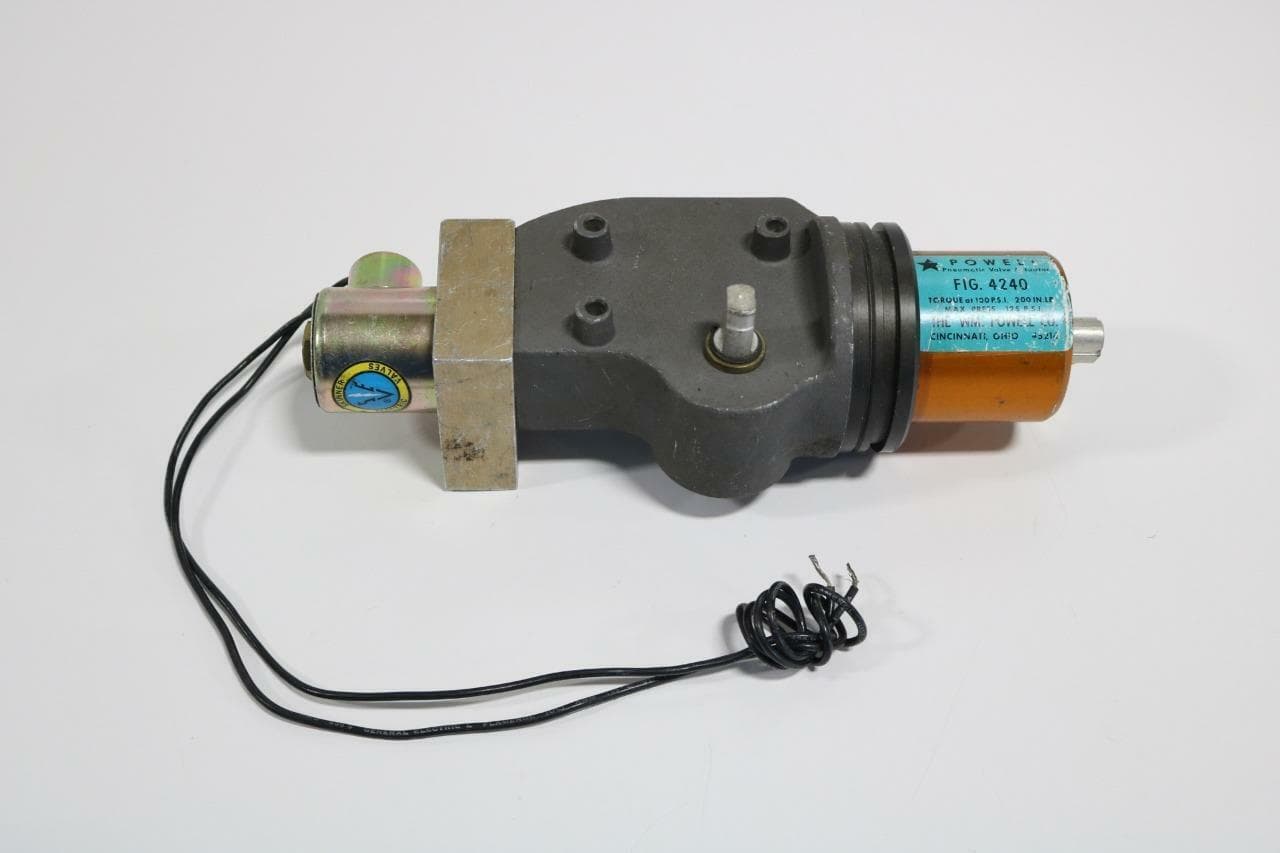 Powell 4240 Pneumatic Valve Actuator 120 VAC Coil