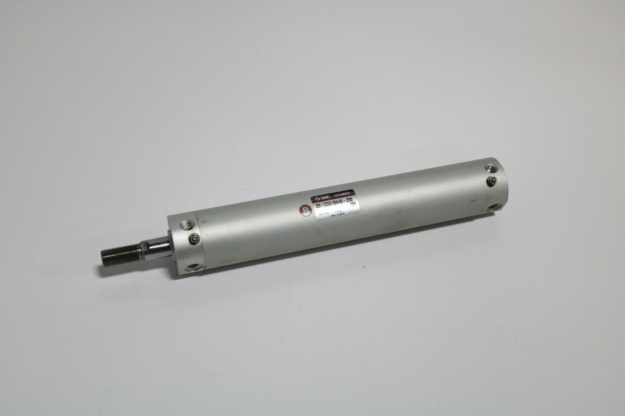 SMC 20-CDG1BA40-200 DBL Acting Copper Free Air Cylinder, 40mm Bore, 200mm Stroke