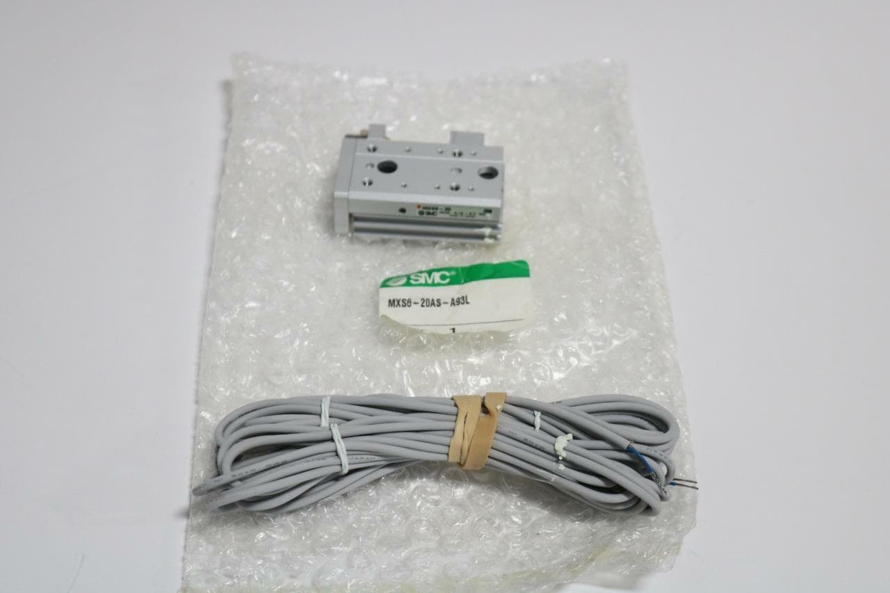 SMC MXS8-20AS-A93L Slide Table Guided Cylinder, w/2 D-A93 Switches