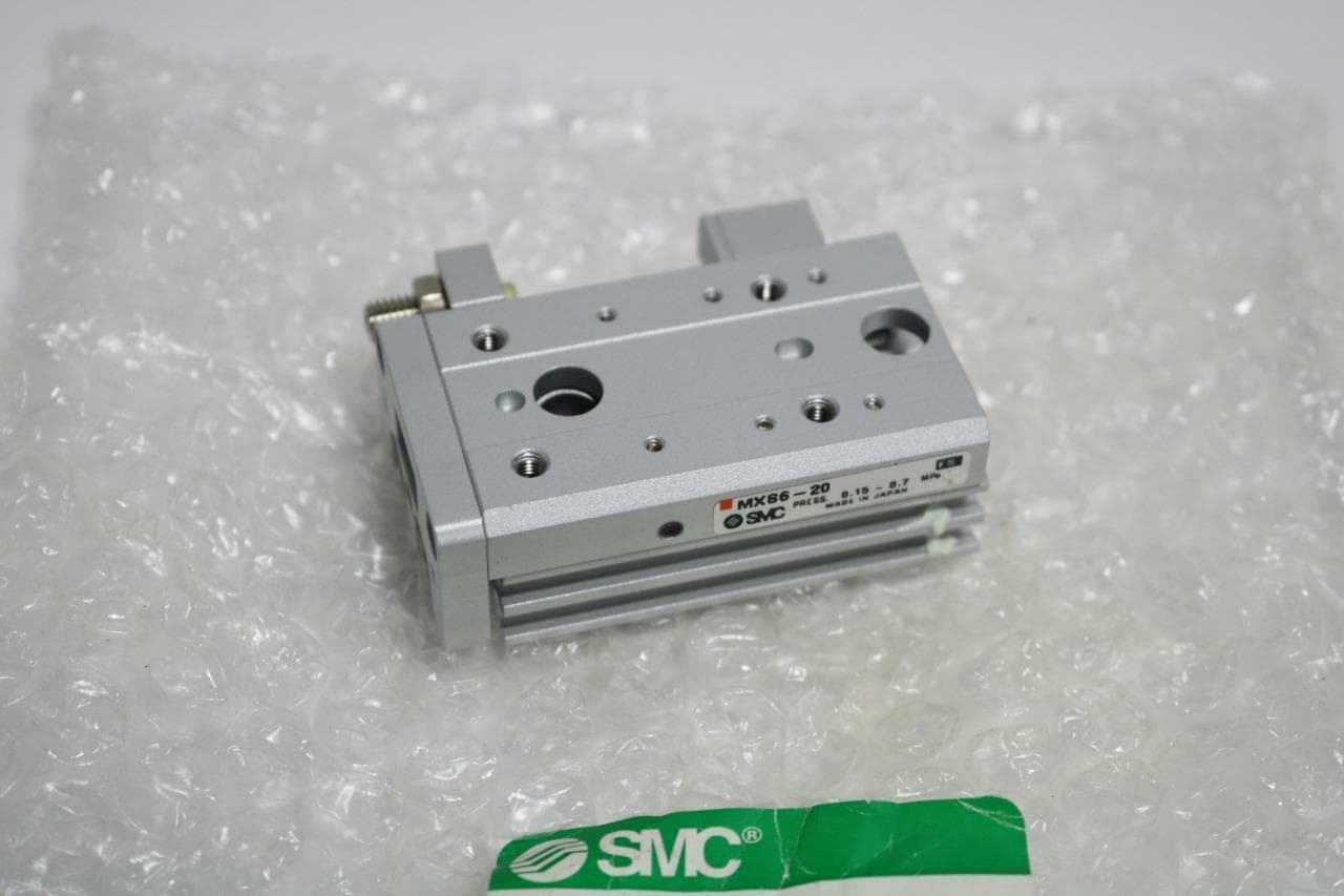 SMC MXS8-20AS-A93L Slide Table Guided Cylinder, w/2 D-A93 Switches