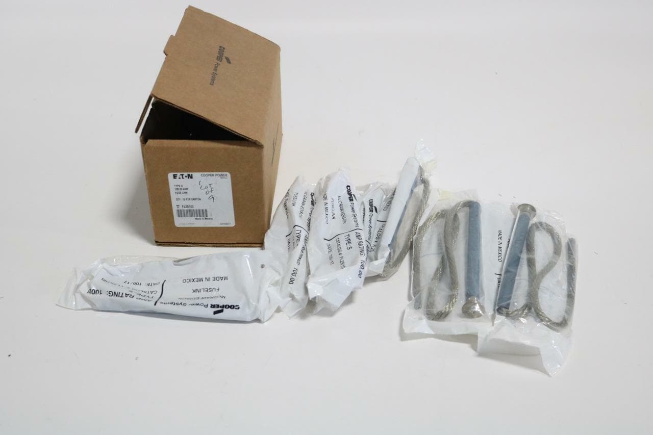 Cooper FL2S100 Lot of 9 Type S 100 Amp Fuse Links
