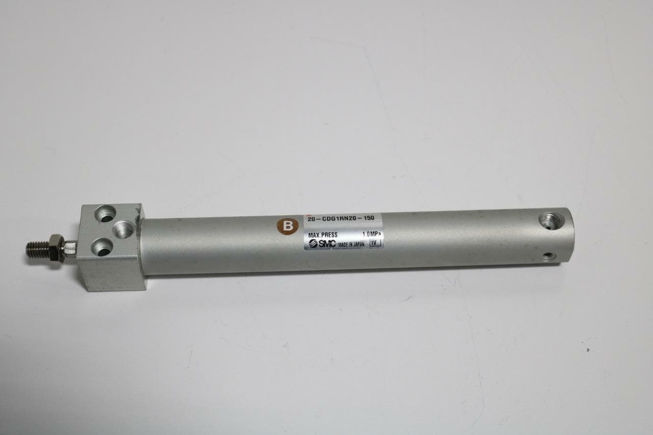 SMC 20-CDG1RN20-150 DBL Acting Copper Free Air Cylinder, 20mm Bore 150mm Stroke
