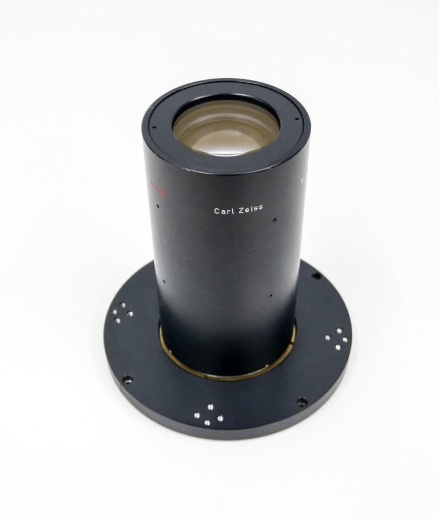 Carl Zeiss S-Planar Lens 1:2.1 f=95mm, M1:5, nA=0.20 4360 Angstroms