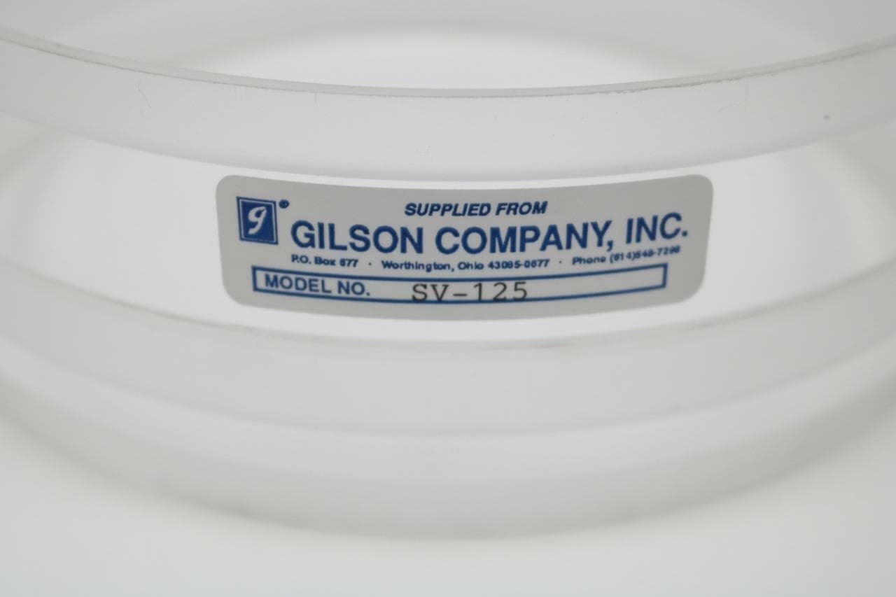 Gilson Company, Inc. SV-125 Frame Replaceable Mesh Sieve