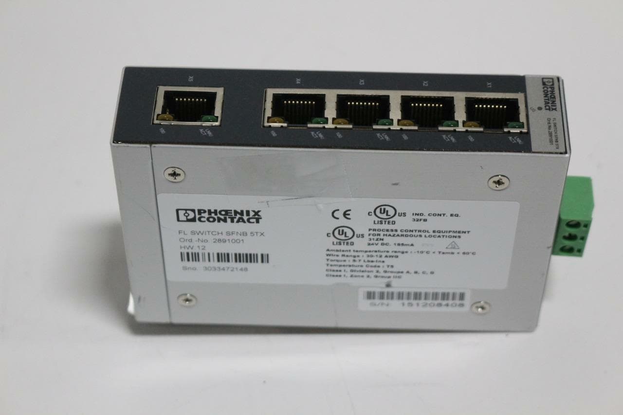 Phoenix Contact 2891001 HW 12 FL Switch SFNB