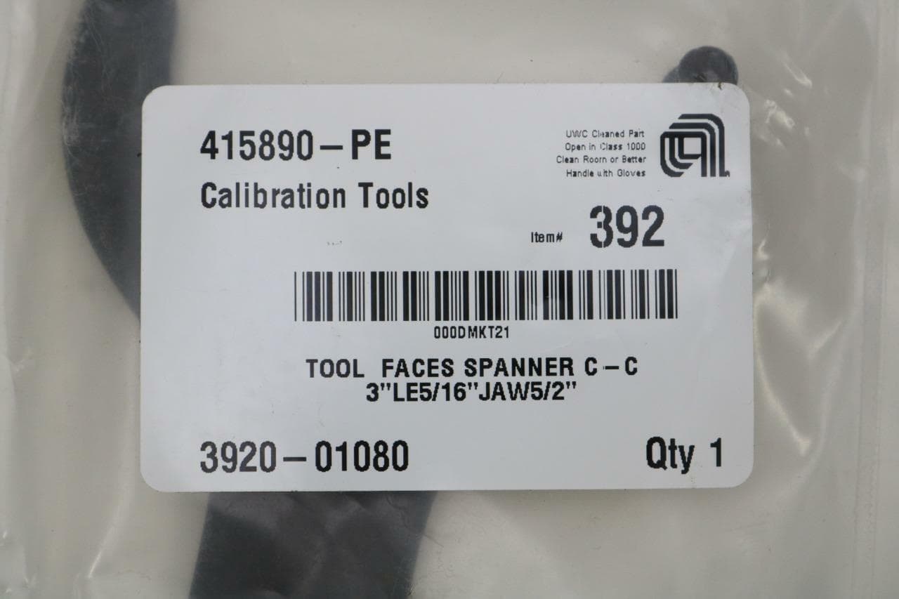 AMAT Applied Materials 3920-01080 Tool Faces Spanner C-C3" LE5/16: Jaw 5/2"