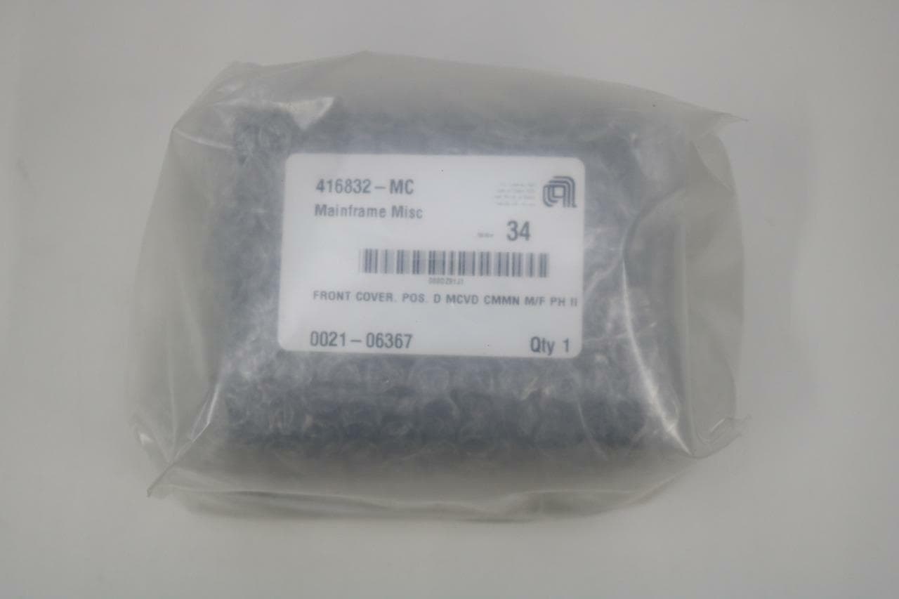 AMAT Applied Materials 0021-06367 Front Cover POS D MCVD CMMN M/F PH II