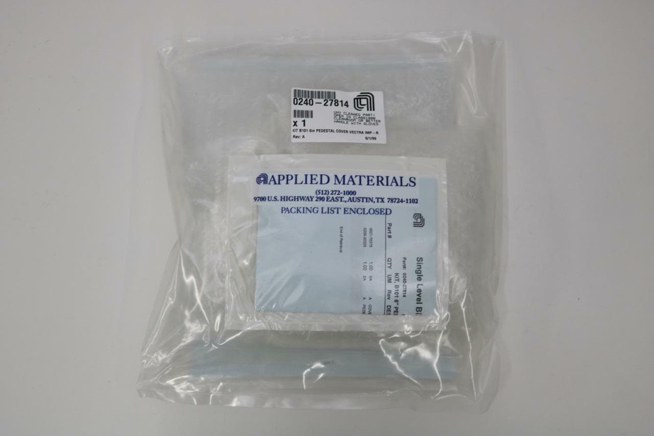 AMAT Applied Materials 0240-27814 Rev A Kit B101 6in Pedestal Cover Vectra IMP-R