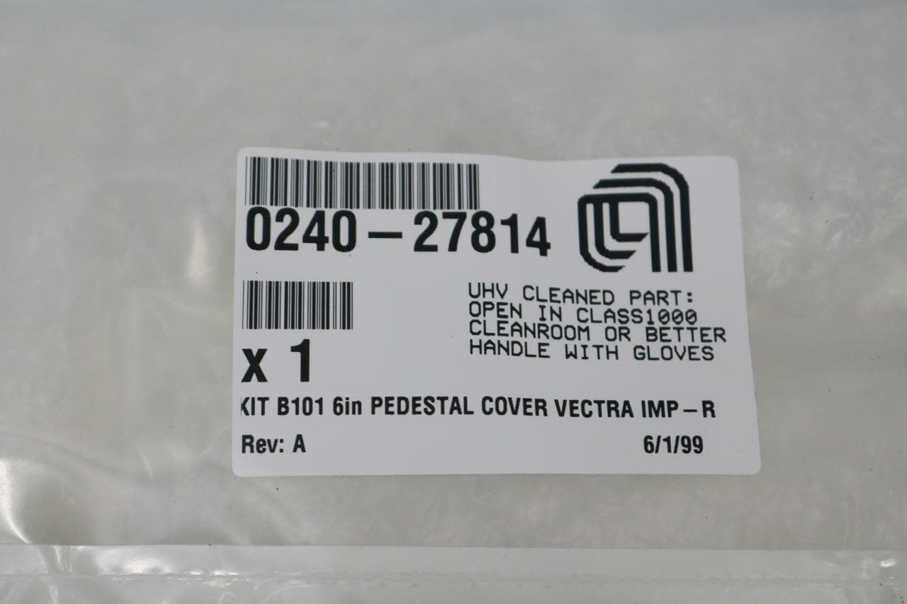 AMAT Applied Materials 0240-27814 Rev A Kit B101 6in Pedestal Cover Vectra IMP-R