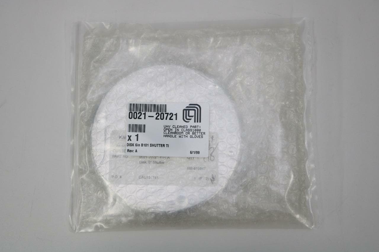 AMAT Applied Materials 0021-20721 Disk 6in B101 Shutter TI