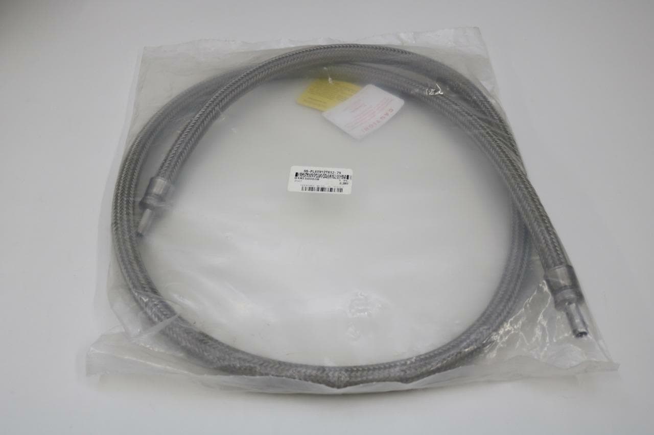 Swagelok SS-FL8TM12TM12-79 1/2" x 79" 316 SS Convoluted Tube w/321 SS Braid