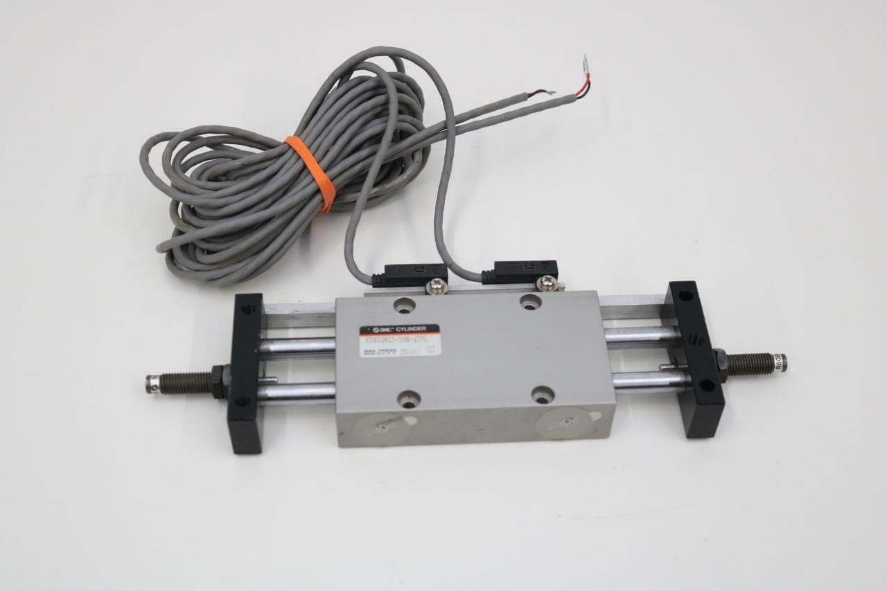 SMC CDBX2N15-50 J79L Dbl Rod Guided Cylinder w/2 RBO 805 Shock Absorbers