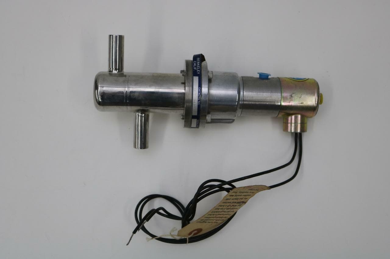 Temescal 2130 SS 5/8" Vacuum Valve w/120 VAC Skinner Solenoid Air Valve