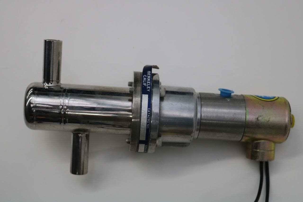 Temescal 2130 SS 5/8" Vacuum Valve w/120 VAC Skinner Solenoid Air Valve