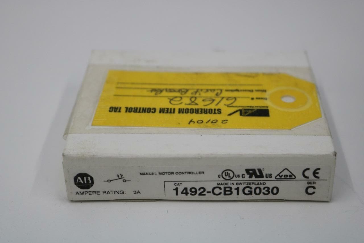 Allen-Bradley 1492-CB1G030 Ser C DIN Rail Mount Circuit Breaker