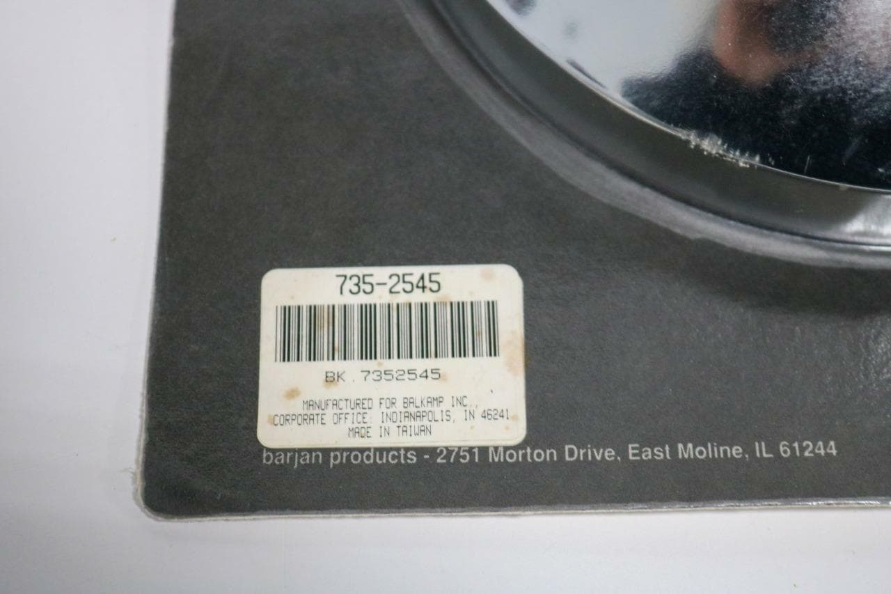 Napa 735-2545 Barjan Chrome Hub Cap