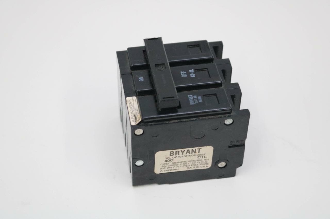 Bryant BR360 Type BR 60 Amp, 3 Pole Circuit Breaker