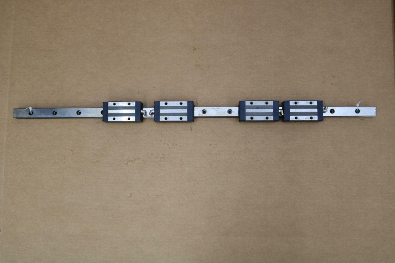IKO LWHS 25 Linear Motion Slide with 4 Slide Blocks, 34.25" Guide Rail