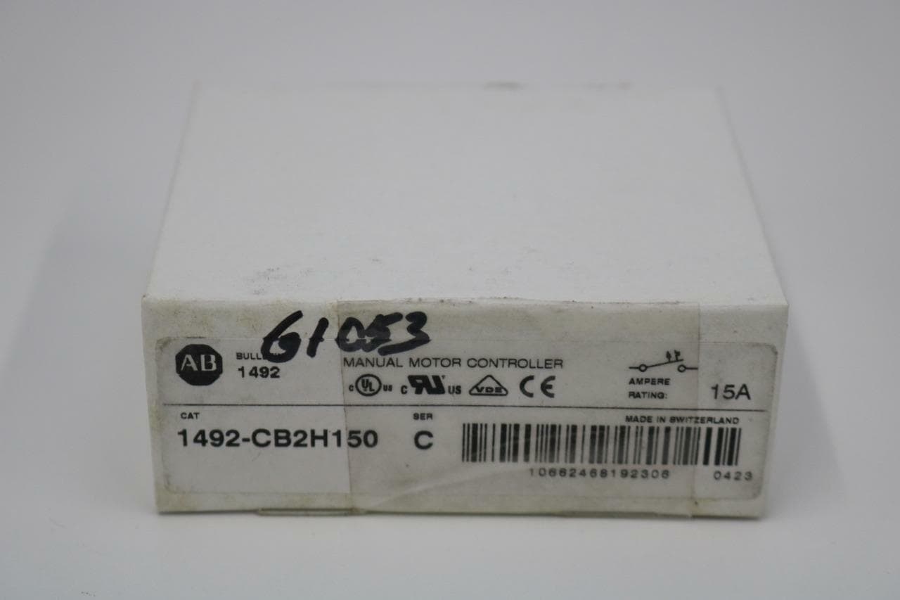 Allen-Bradley 1492-CB2H150 DIN Rail Mount Circuit Breaker Ser C, 15A