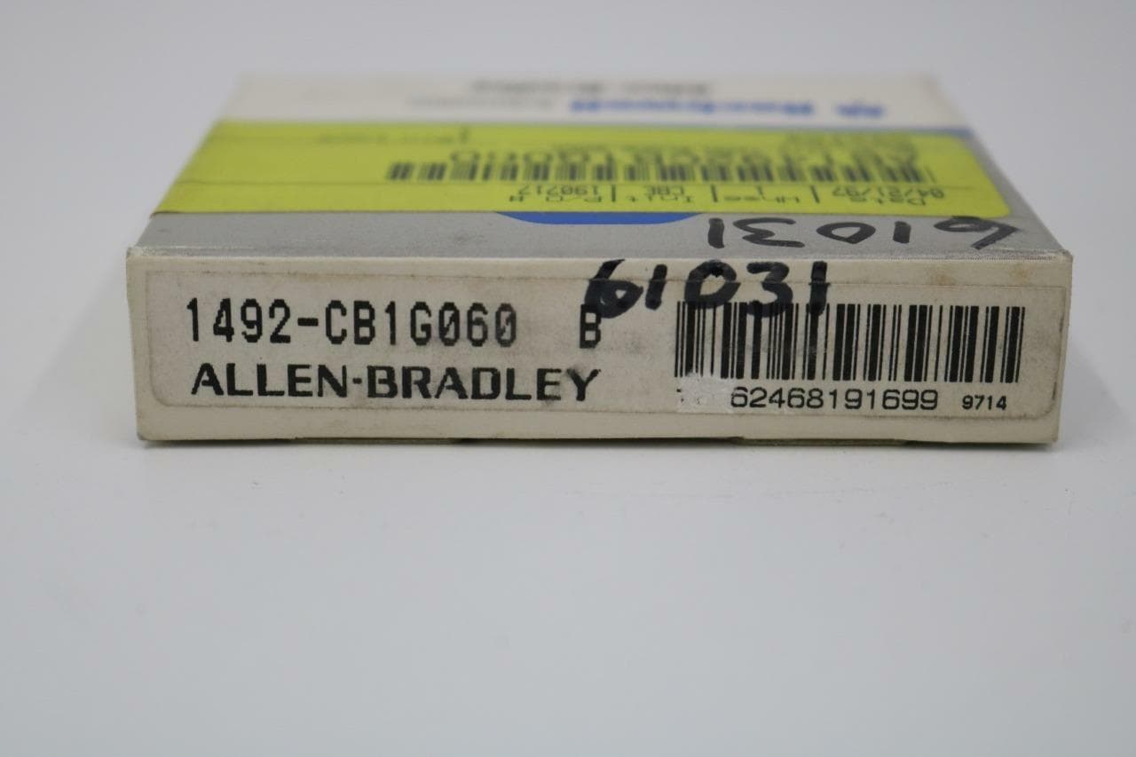 Allen-Bradley 1492-CB1G060 DIN Rail Mount Circuit Breaker, Ser B, 6A