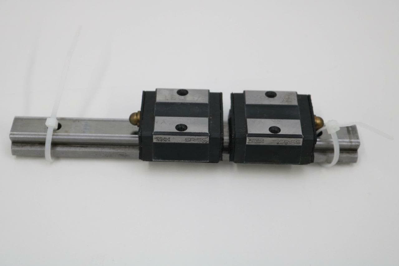 THK SS15S 2 Linear Bearings w/6.25" Guide Rail