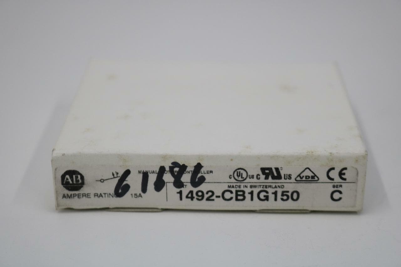 Allen-Bradley 1492-CB1G150 DIN Rail Mount Circuit Breaker, Ser C, 15A