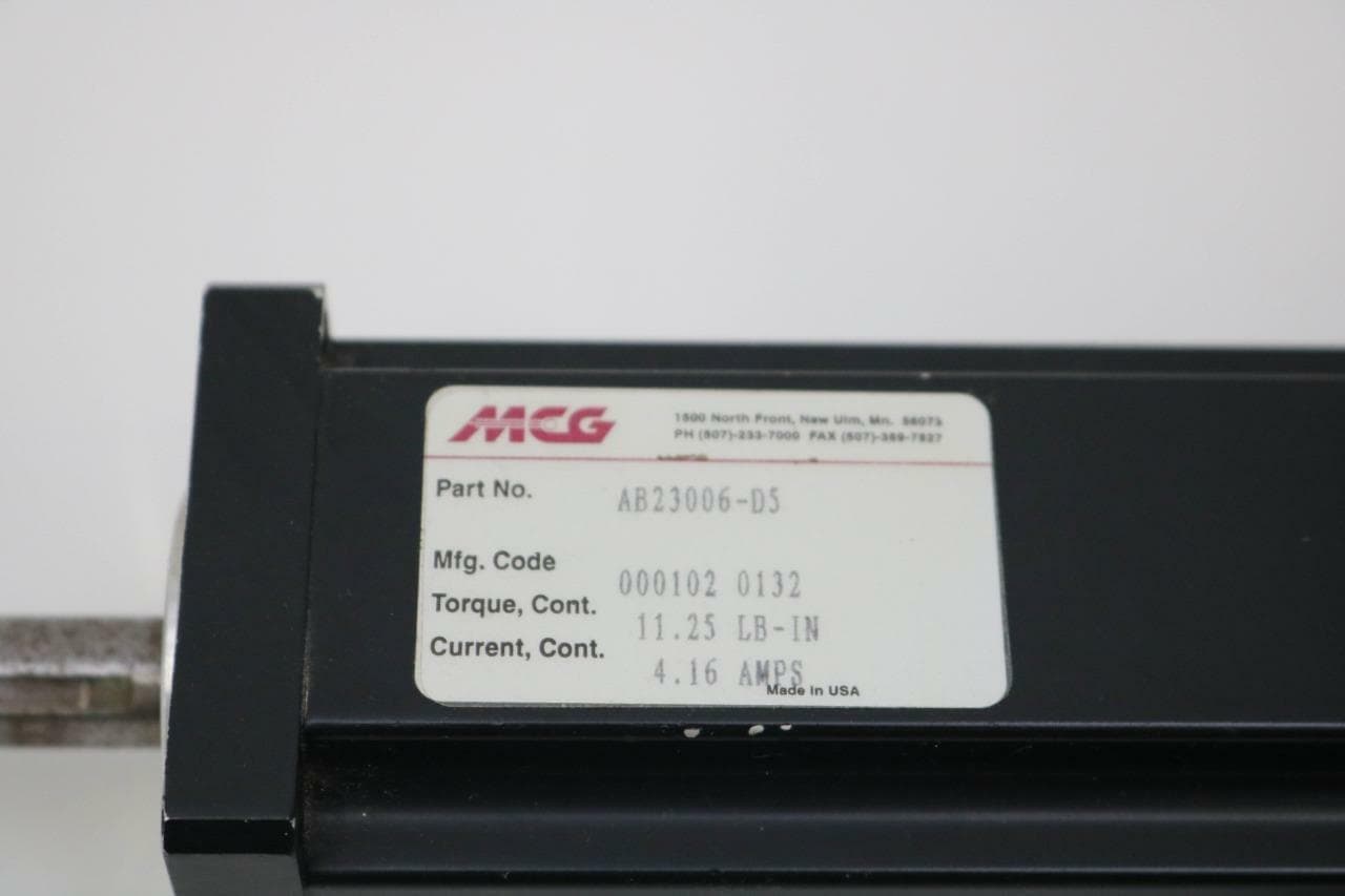 MCG (Ametek-Pittman) AB23006-D5 Brushless Motor, 375 VDC, 11.25 LB-In.