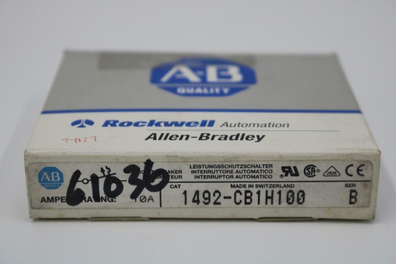 Allen-Bradley 1492-CB1H100 Ser B DIN Rail Mount Circuit Breaker